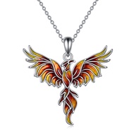 Phoenix Pendant Necklace 925 Sterling Silver Jewellery Gifts for Women Girls Mum