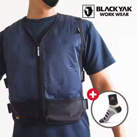 BLACK YAK Vest Summer Hiking Fishing Best + Socks