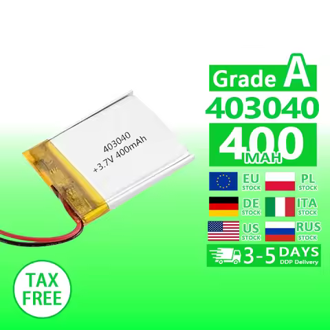 403040 501025 3.7v 400mAh 100mAh Lithium Polymer LiPo Rechargeable Battery 601530 601550 602025 6020