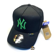 New Era Cap 9Forty A-Frame MLB New York NY Yankees Cordura Fabric Black Hat