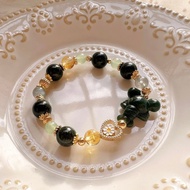 海中霸王的可愛日常 龍蝦手鍊 藥王石 紫拉長石 東菱玉 黃水晶