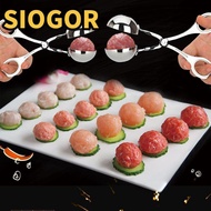 SIOGOR Stainless Steel Ice Cream Croquettes Mold DIY Meat Ball Scoop