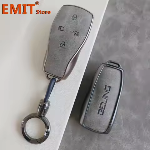 Car Key Case for Baic Beijing BJ30 BJ40 BJ80 BJ90 U7 X7 Senova X25 X35 X55 X65 EX5 EU5 EC5 Cover She