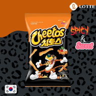 樂天 - 韓國 Cheetos芝士粟米條(甜辣味) 82克 exp date : 26/08/2024