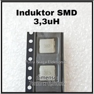 Adapter SMD 3.3uH Inductor Power 3.3uH Filter Wrap 7mm x 6.5mm marking: 3R3