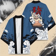 New Anime Demon Slayer Kimono Zenitsu Tanjirou Cosplay Haori Cardigan Casual Tops