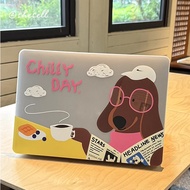 Shesell macbook Case (Matte Surface) Puppy Newspaper M5/M3 Air13/Air15 A3240 For Clear macbook air 1