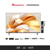ใหม่ Aconatic ทีวี 43 นิ้ว FHD Google TV รุ่น 43HS1000AN ระบบปฏิบัติการ Google/Netflix & Youtube Wif
