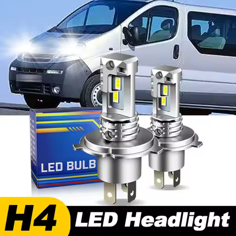 1pc/2Pcs For Opel Vivaro A 2001 2002 2003 2004-2023 Car Headlamp 12000lm H4 9003 LED Headlight Hi/Lo