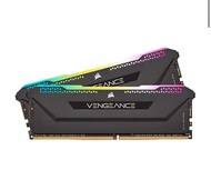 32GB (16GBx2) DDR4 3200MHz RAM (หน่วยความจำ) แบรนด์ CORSAIR VENGEANCE PRO RGB SL (BLACK) (CMH32GX4M2