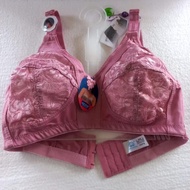 BRA Sister GUINI 500 Cup B (Large) Semi-Transparent Brocade No Foam No Wire 3 Hooks Size 36-44