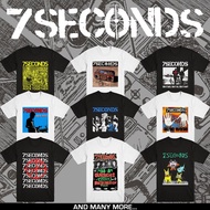 7 SECONDS | T-SHIRT BAND | HARDCORE PUNK | MERCHANDISE MERCHANDISE T Shirt Lelaki Baju Lelaki