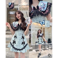 BLT Brand Short Dress With Large Collar Second-Hand Size.S Great Work