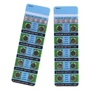 [10 pcs] AG13/ 357A/ CX44/ LR44W button battery Calculator Battery Night Lamp Battery