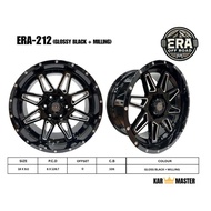 ERA-212 18INCH SPORT RIM 18''X9.0 6X139.7 ET0  CB106.1  GLOSS / MATT BLACK + Milling