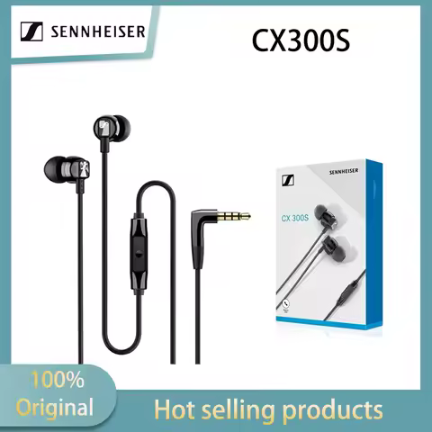 Sennheiser CX300S in ear music headphones wired gaming headphone noise isolation intelligent wired c