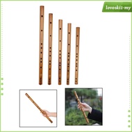 [LovoskibcMY] Indian Bamboo Flute Musical Instrument Key C/D/E/F/ Recorder Instrument