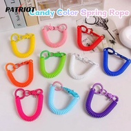 [PATRIO] Spring String Stretchy Spiral Spring Coil Retractable Coil Springs Key Chain Holder Lanyard