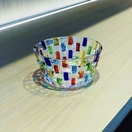 Stained Glass Bowl Woven Pattern Bowl Creative Rice Bowl Soup Bowl