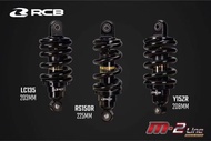 MONOSHOCK RCB M2 SHOCK ABSORBER LC135 / RS150 / Y15 GOLD BLACK SERIES RACING BOY