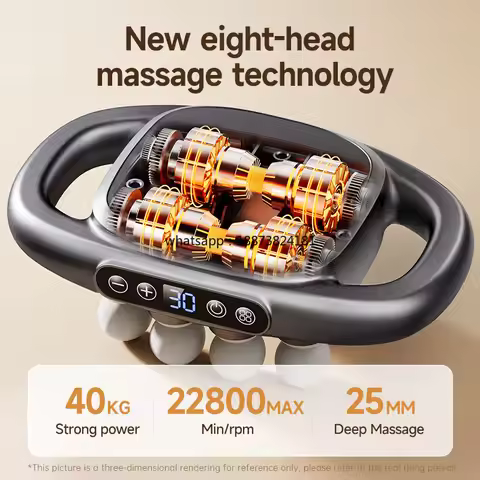30 Speed Best Quality Portable Leg Massage Gun Vibrator Deep Tissue Massage Gun 8 Heads fast shippin