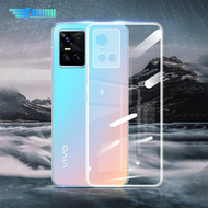 Soft Silicone Clear TPU For VIVO Y03 Y28 Y27s Y17s Y27 Y78+ Y78 Y02 Y35 Y02A Y16 Y22 Y22s Y02s Y30 Y77 Y33s Y33T Y21T Y76 Y15a Y15s Y15c Y21s Y21 Y12a Y73 Y52 Y12s Y20s Y72 Y20 Y11s Y17 Y19 Y50 Y31 5G Phone Case Transparent Thin Camera Protective Cover