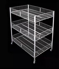 ［二手］手推摺疊貨架(帶轆)