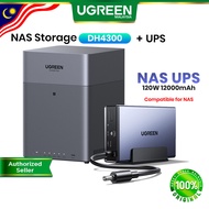 UGREEN NASync DH4300 Plus 120TB NAS Cloud Storage Backup Diskless SATA 4-Bay Hard Disk HDD 2.5GbE LA