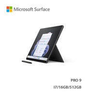 Microsoft微軟 Surface Pro 9 i7 / 512GB / 16GB RAM 平板電腦 (石墨黑) 預計30天内發貨 落單輸入國慶優惠碼75APRC可減$100