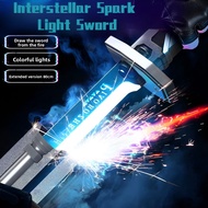 Spark Light Sword Spray Blade Pulling Sword Fire-Lighting Laser Sword Glowing Sword Boys Children's 