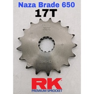 RK Front Sprocket Naza Blade 650 15T 16T 17T Depan Sprocket RK525 Gigi Rantai Xring Oring X-ring O-r