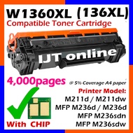 Laser Cartridge Compatible to HP W1360A W1360X Cartridge for HP LaserJet M211d M211dw MFP M236d M236