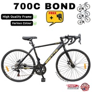 PREMIUM BOND 700C LIMITED FIXIE BICYCLE , BASIKAL FIXIE LIMITED 50% SIAP PASANG