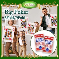 Giant Jumbo Poker Cards Casino  Classic Board Games Family Funny Card Entertainment