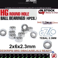 REP TAMIYA 15519 hg ROUND HOLE 620 BALL BEARING (4PCS)