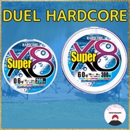 DUEL PE Line Fishing Line HARDCORE Super X8 braided fishing line [Line Fishing Tackle High Strength]