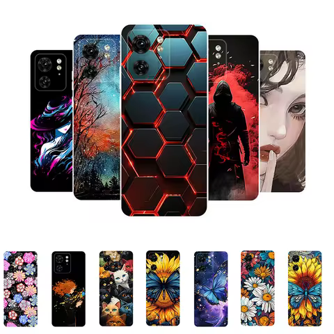 For Xiaomi Poco X7 Pro Case Poco X7Pro Cover 2025 Cool Cartoon Cat Flower Soft Silicone Phone Case F