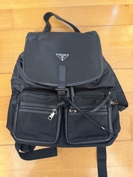 Prada Nylon Backpack Black