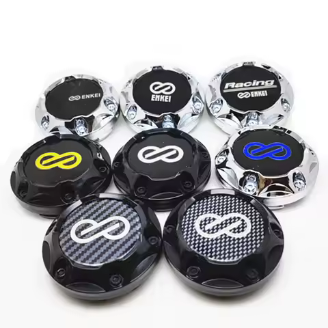 4pcs 68mm Wheel Center Caps for Enkei Car Styling 64mm Auto Rims Emblem Cover Hub Cap 45mm Sticker
