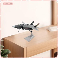 [szxmkj2lp] 1/72 Scale F35 B Fighter Jet Model Diecast Plane Model Simulation Desktop