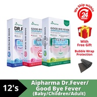 AiPharma Good Bye Fever / Dr Fever Patch For Adult/Children/ baby  12 Sheets