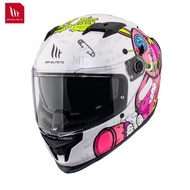 [UNCORN] Latest MT Helmet Thor 3rd Generation ECE+DOT+CCC Certificate Track Version Blue Pink Doll