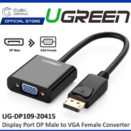 UGREEN DISPLAY PORT DP MALE TO VGA FEMALE CONVERTER ADAPTER, SUPPORT 1920*1080 @60HZ (UG-DP109-20415