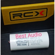 Capacitor crossover milar RCX 2.2 uF 2.2uf 400V Audio Axial