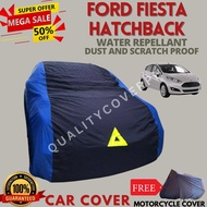 FORD FIESTA HATCHBACK CAR COVER HIGH QUALITY WATER REPELLANT AND DUST PROOF WITH FREE MOTOR COVER