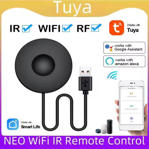 Tuya Smart WiF RF IR Remote Control Smart Home Infrared Controller for Air Conditioner ALL TV LG TV 