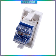 zzz Cat6 RJ45 Outlet Component PC Housing with Cable Latches for Home Cabling Locations and Office P