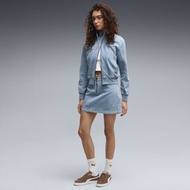 [XS/Cool Blue] FUTURE.PUMA.ARCHIVE Washed Twill Skirt Women in Cool Blue, Size XS