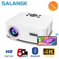 Salange Mini Projector P90 Wifi Bluetooth 1080P Video Beamer Support Miracast With Xiaomi Samsung Iphone Smartphone Home Theater