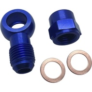 Set Kit Penyesuai Banjo Bahan Api Aluminium untuk Pam Bahan Api Bosch 044 - Penyesuai Bolt Banjo 6AN